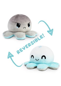 Reversible Octopus w/ Angry Tears Plushie